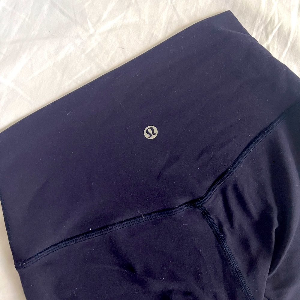 Lululemon align crop leggings navy